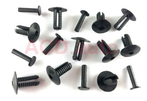 100xNylon Bumper Body Panel Trim Retaining Clips For BMW 51-11-1-908-077