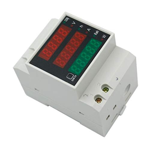 SDENSHI 3 in 1 AC 100A Digital Voltmeter Ammeter Watt Active Power Energy Battery Monitor Multimeter Volt Amp Meter - LCD Display Panel - AC80V-300V CT Built-in