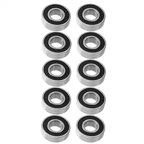 Ball Bearings Deep Groove Ball Bearing Rubber Sealed Double Shielded 15x35x11mm 6202-2RS Steel Ball Bearings 10PCS Ball Bearings Deep Groove Ball Bearing Rubber Sealed Double Shielded 15x35x11mm 6202-2RS Steel Ball Bearings 10PCS