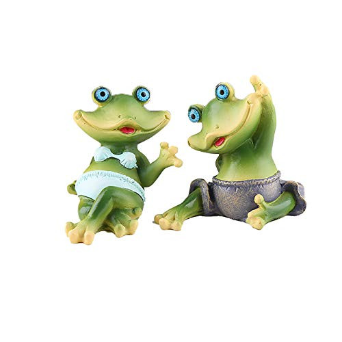 PHNAM Home Statue,Couple Frog Figurines Frog Sculpture Statue Creative Funny Resin Frog,Lawn Decoration Gardening Statue,for Home Desk Decoration PHNAM Home Statue,Couple Frog Figurines Frog Sculpture Statue Creative Funny Resin Frog,Lawn Decoration Gardening Statue,for Home Desk Decoration