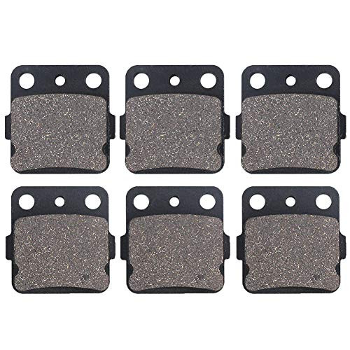 Cyleto Front and Rear Brake Pads For Honda TRX400X TRX 400X 2009-2014 / TRX400EX TRX 400EX Sportrax 400 2001-2008 / TRX400 EX Fourtrax 1999 2000 / TRX300EX Fourtrax 300 1993-2008 / TRX250X 1987-1992