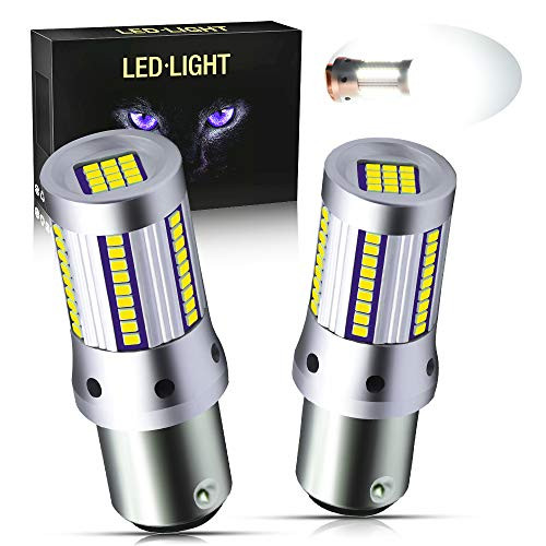 YEORO AC/DC 9-36V 1157 LED Bulb Xenon White Super Bright 66-SMD 2016 Chips BAY15D 2357 7528 2057A 1157A LED Replacement Lights for Back Up/Reverse,Brake/Tail,Turn Signal/Parking,Running Lights.2-Pack. YEORO AC/DC 9-36V 1157 LED Bulb Xenon White Super Bright 66-SMD 2016 Chips BAY15D 2357 7528 2057A 1157A LED Replacement Lights for Back Up/Reverse,Brake/Tail,Turn Signal/Parking,Running Lights.2-Pack.