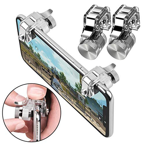 Tmtop Phone Mobile Game Trigger Fire Button Handle for L1R1 Shooter Controller PUBG US