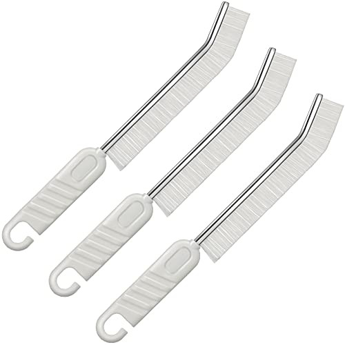 3 Pieces Grout Cleaner Brush Household Tile Joints Scrubber Stiff Bristles Small Tile Grout Cleaning Brush for Shower, Floor Lines, Tile Joints, Bathroom, Kitchen, Swimming Pool, Tiles, Seams
