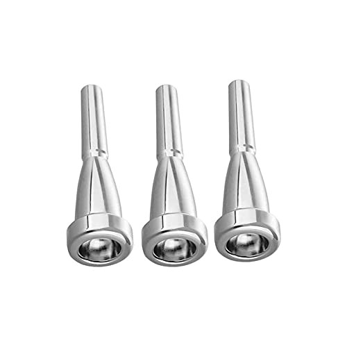 Liyafy 3pcs Bb Trumpet Mouthpiece 3C 5C 7C Bullet Shape Replacement Trumpet Parts Silver Plated Liyafy 3pcs Bb Trumpet Mouthpiece 3C 5C 7C Bullet Shape Replacement Trumpet Parts Silver Plated