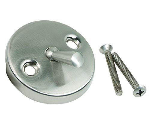 Westbrass D330-07 Trip Lever Overflow Faceplate, Satin Nickel