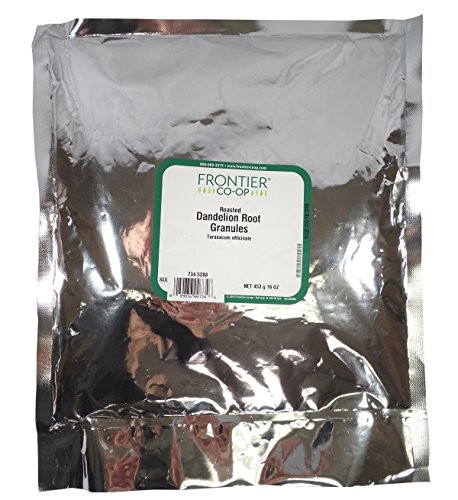 Frontier Natural Products 734 Dandelion Root, Roasted Granules, NET WT 435g(16 OZ)