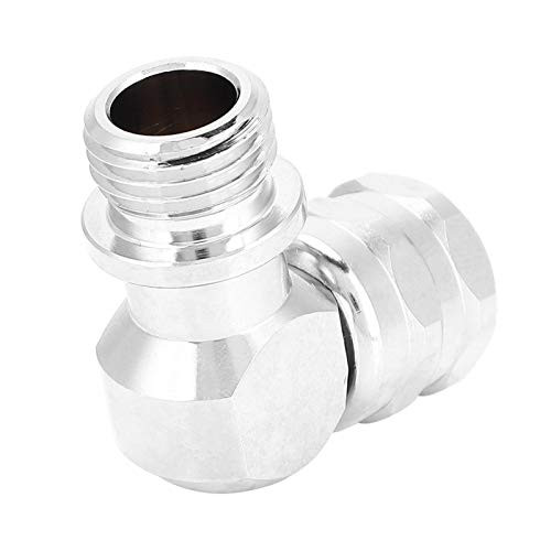 Nuobi Professional Scuba Regulator Adapter, Diving Adapter, High Strength Diving Swivel Adapter, 110 Degree High Hardness for Scuba Diving Snorkeling Lovers