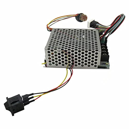 Brand New DC Motor Speed Controller 10V-55V 12V 24V 36V 40A Stepless DC Motor Speed Controller with Forward-Brake-Reverse Switch,Ajustable Potentiometer  and Digital Display