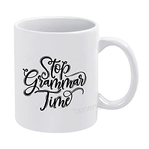 Teacher Shirt, English Teacher Gift, Grammar T Shirt, English T Shirt, Funny Teacher Svg, Teacher Cut Files, English Teacher Tee Coffee Mug, Ceramic Funny Novelty Coffee Mug Tea Cup, 11 oz