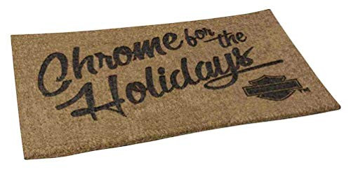 Harley-Davidson Chrome for The Holidays Entry Mat, 30 x 18 inches HDX-99115