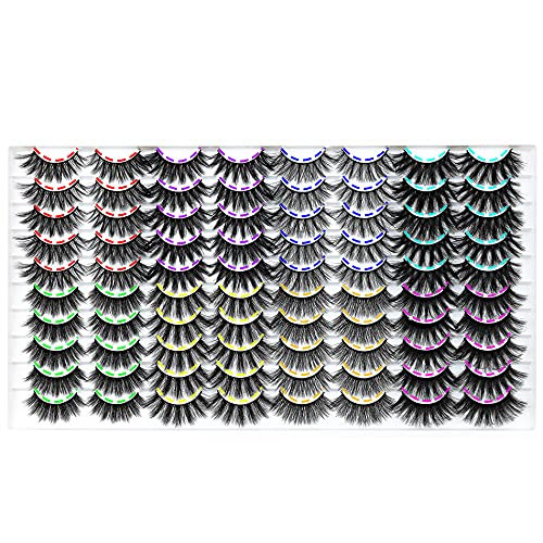 Neelash False Eyelashes 40 Pairs Faux Mink Lashes Pack 8 Styles Fluffy Dramatic Fake Eyelashes Wholesale Mink Eye Lashes