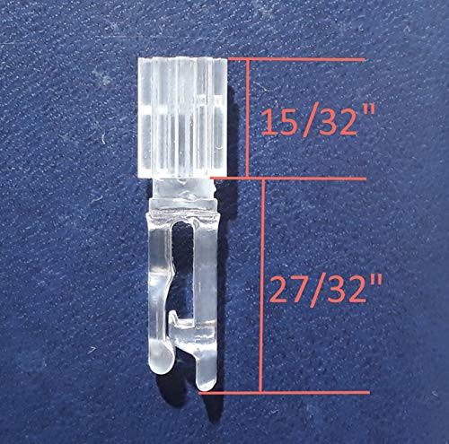 Blind Parts Vertical Blind Track Carrier Clip/Hook - No Carrier -5-