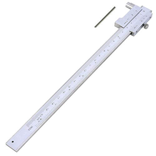 KUIDAMOS Parallel Crossed Caliper Vernier Caliper,Wear Resistant,Stainless Steel Parallel Crossed Vernier Caliper Marking Gauge Measuring Tools,0-200mm