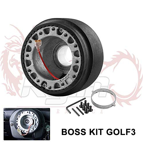 Parts Kylin Store - Steering Wheel Boss Kit Hub Steering-Wheel Adapter Fit for Volkswagen Vw Golf Mk3 Hub-Golf3