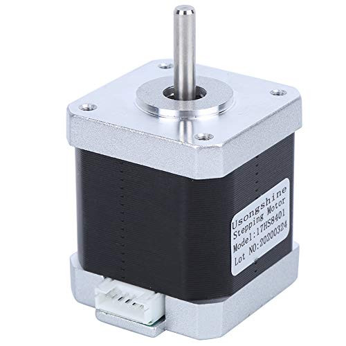 Durable with 4 Pin Cable Stable Alloy Stepper Motor, 17HS8401 Stepper Motor, Low Noise for 3D Printer