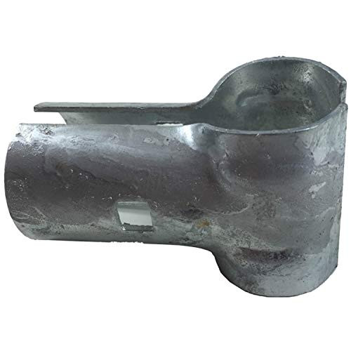 END CLAMP/Panel T CLAMP: 1-3/8" Chain Link Fence Clamp -for t-ing into a Pipe -1-3/8" x 1-3/8"-. 4 Pack END CLAMP/Panel T CLAMP: 1-3/8" Chain Link Fence Clamp -for t-ing into a Pipe -1-3/8" x 1-3/8"-. 4 Pack