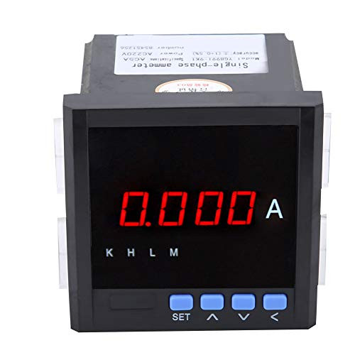 AC Ammeter,Digital Display Single Phase AC Ammeter 1A/5A with RS485 Communication for Substation Automation, Distribution Automation