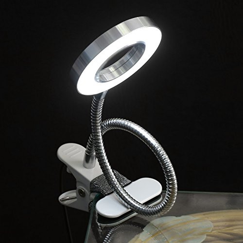 Tattoo Accesories Tattoo Desk Lamp, Adjustable Beauty Lamp LED USB Clip Tattoo Desk Lamp with Simple Switch for Eyebrow Tattoo Manicure Tattoo Eyelash Extension