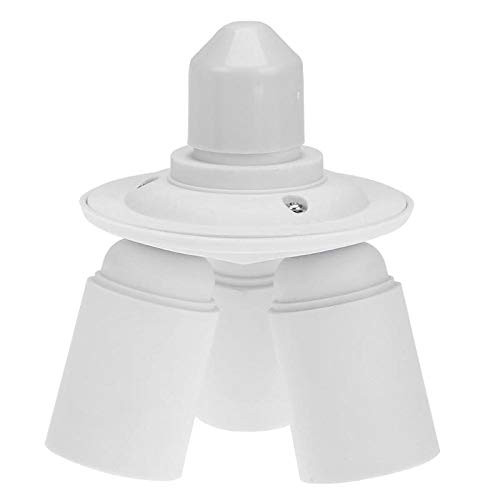 3 in 1 E27 60W Lamp Holder Light Bulb Socket Adapter Splitter Shift 3E27 Studio Plastic 110V-240V for Illumination Accessory