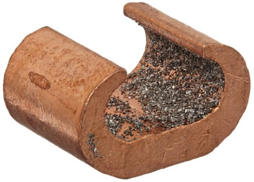 Burndy YC4C4 Copper Crimpit Connector, 6 Sol. - 4 Str. Run, 4 Sol. - 4 Str. Tap, 5/8" Length