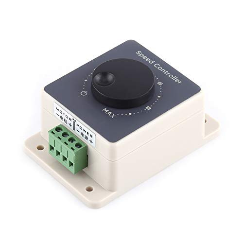 DC10-60v 20A DC Motor PWM Speed Controller, Speed Regulator with Waterproof Shell for Motors