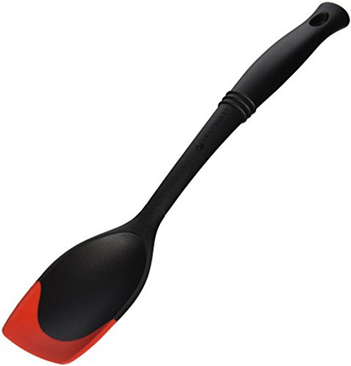 Le Creuset of America Revolution Bi-Material Saute Spoon, Cerise (Cherry Red)