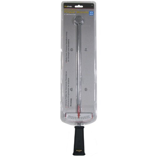 Pro-Grade Tools 11853 1/2" Dr. Round Beam Torque Wrench 0-150 ft/lbs