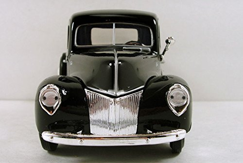 MotorMax 1940 Ford Pickup truck 1:24 scale 8" diecast model car Black M48 NKS