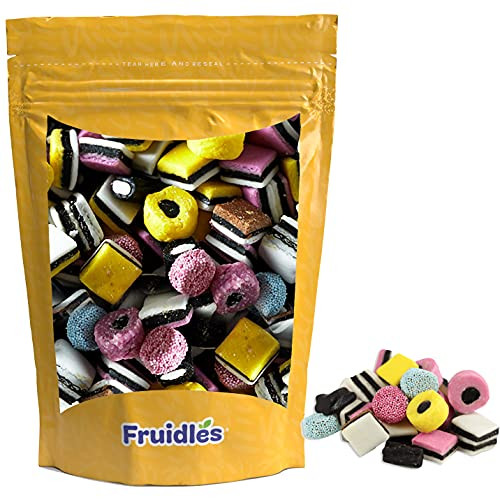 Fruidles Allsorts Licorice Assortment, Gourmet Sweets and Candy Mix, Sold by The Pound -2 Pound Total of 32 Oz- Fruidles Allsorts Licorice Assortment, Gourmet Sweets and Candy Mix, Sold by The Pound -2 Pound Total of 32 Oz-