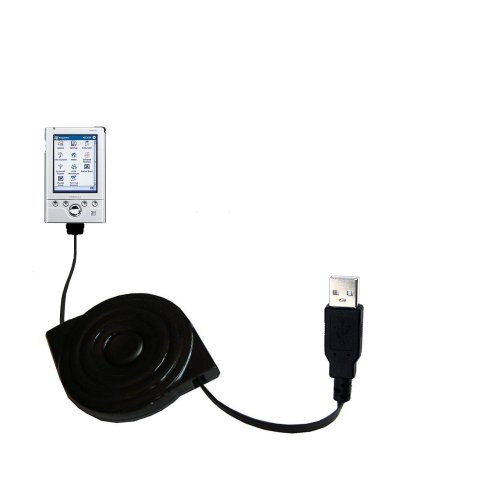 compact and retractable USB Power Port Ready charge cable designed for the Toshiba e335 and uses TipExchange