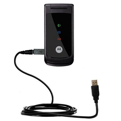 Gomadic Hot Sync and Charge Straight USB Cable for The Motorola W260g  Charge and Data Sync with The Same Cable. Built TipExchange Technology