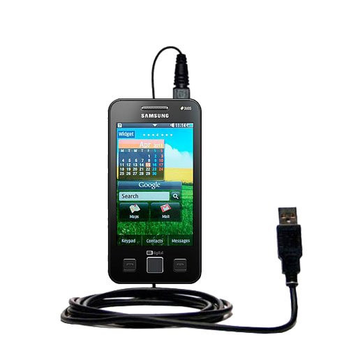 Classic Straight USB Cable for the Samsung I6712 with Power Hot Sync and Charge Capabilities - Uses Gomadic TipExchange Technology