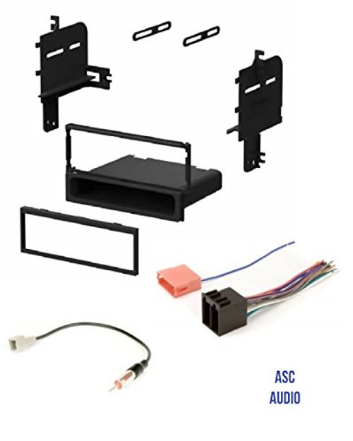ASC Car Stereo Radio Install Dash Kit, Wire Harness, and Antenna Adapter for installing an Aftermarket Single Din Radio for 2009 2010 2011 Hyundai Accent , 2009 - 2011 Kia Rio / Rio 5 ASC Car Stereo Radio Install Dash Kit, Wire Harness, and Antenna Adapter for installing an Aftermarket Single Din Radio for 2009 2010 2011 Hyundai Accent , 2009 - 2011 Kia Rio / Rio 5