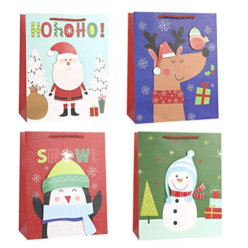 Amosfun 12pcs Christmas Gift Bags Candy Bags Treat Goodie Bags Christmas Party Favors Supplies Stocking Filler Amosfun 12pcs Christmas Gift Bags Candy Bags Treat Goodie Bags Christmas Party Favors Supplies Stocking Filler