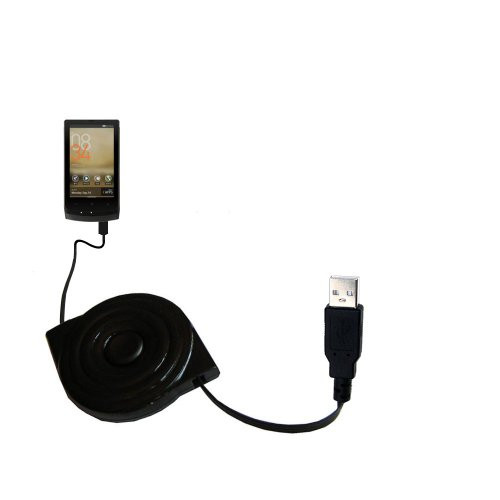 USB Power Port Ready Retractable USB Charge USB Cable Wired specifically for The Cowon D3 and uses TipExchange