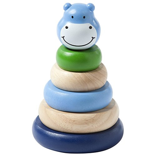 Manhattan Toy Wooden Stacker Baby Developmental Toy, Blue
