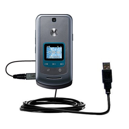 USB Data Hot Sync Straight Cable for the Motorola VE465 with Charge Function  Two functions in one unique Gomadic TipExchange enabled cable