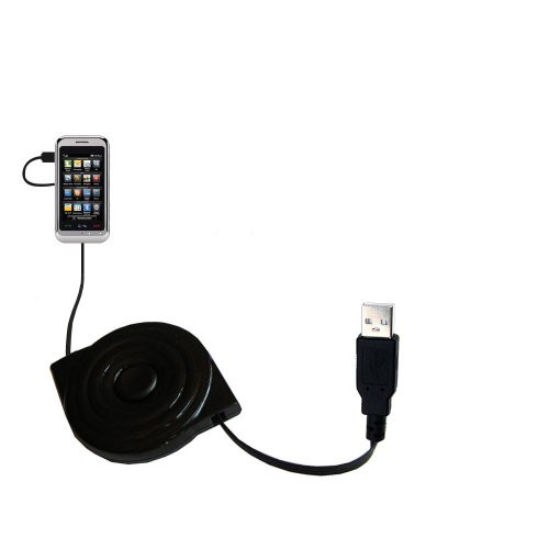 compact and retractable USB Power Port Ready charge cable designed for the LG GT950 and uses TipExchange