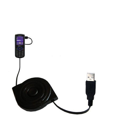 USB Power Port Ready retractable USB charge USB cable wired specifically for the Samsung STUNT and uses TipExchange