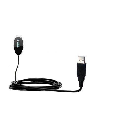 USB Data Hot Sync Straight Cable designed for the Striiv Play with Charge Function  Two functions in one unique Gomadic TipExchange enabled cable