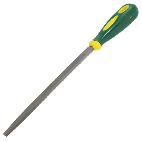 Aexit Triangle Sides Files  and  Rasps Hand Second Cut 8" 200mm Metal Three American Pattern Files Square File