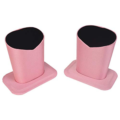 Bleiou 2 Pack Eyeglasses Holder Stand Glasses Stand Case Eyeglasses Protective Holder for Desks or Nightstands-Pink-