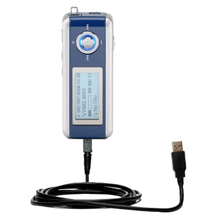 Gomadic Classic Straight USB Cable for The Samsung Yepp YP-T6 with Power Hot Sync and Charge Capabilities - Uses TipExchange Technology