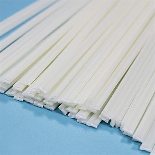 Auart Zyilei-Performace Plastic Solder Welding Sticks ABS White Weld Electrode Bumper Repair Filler Rods, 2.5mm x 5.0mm, Wide Application