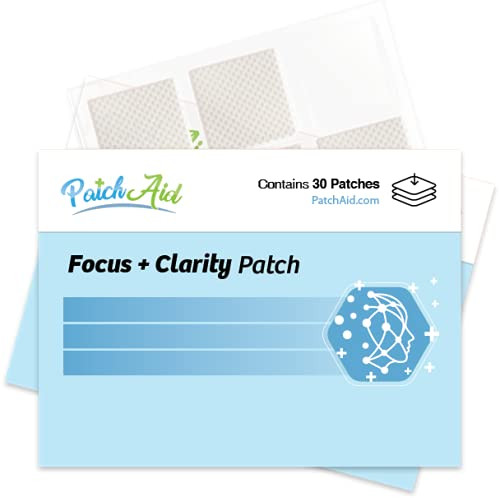 Focus and Clarity Topical Patch by PatchAid -1-Month Supply-