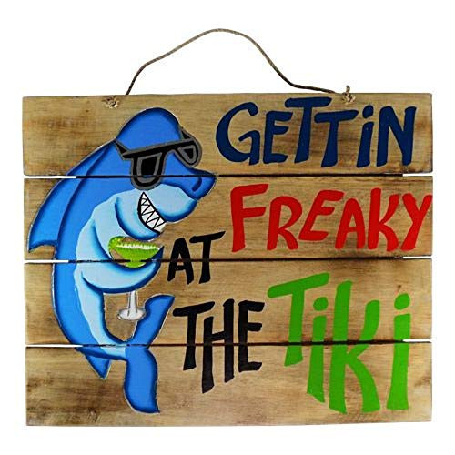 LCM Wood 4 Slat Getting Freaky at The Tiki Sign BV576