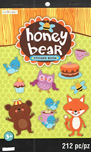 Creatology Sticker Book ~ Honey Bear -Forest Friend Picnic Adventure; 212 Stickers-