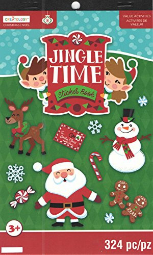 Creatology Holiday Sticker Book ~ Christmas Edition -Jingle Time; 324 Stickers-
