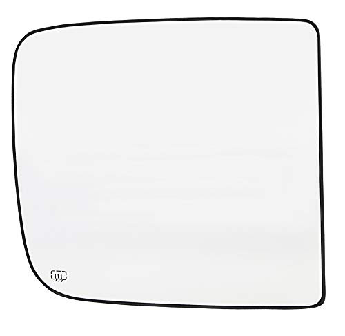 Parts N Go 2010-2018 Ram 1500 Heated Power Tow Mirror Glass  and  Base Replacement Passenger Side Right Hand - 5312512330, CH1325127